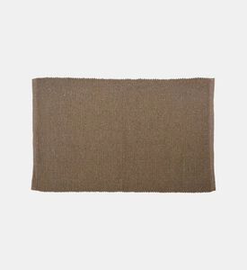 Excellent Houseware Woven Recycled Cotton Plush Striped Rug, Packshot View