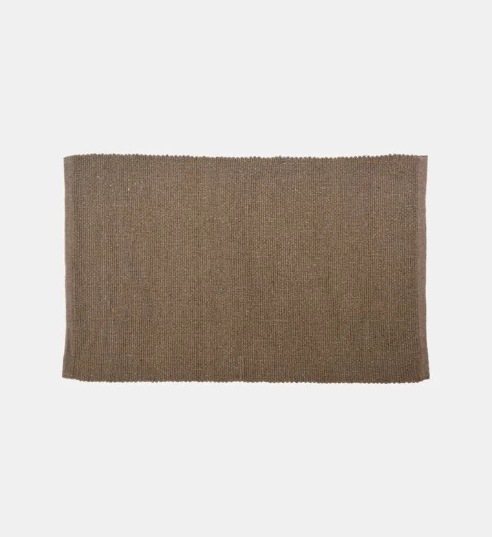 Excellent Houseware Woven Recycled Cotton Plush Striped Rug, Packshot View