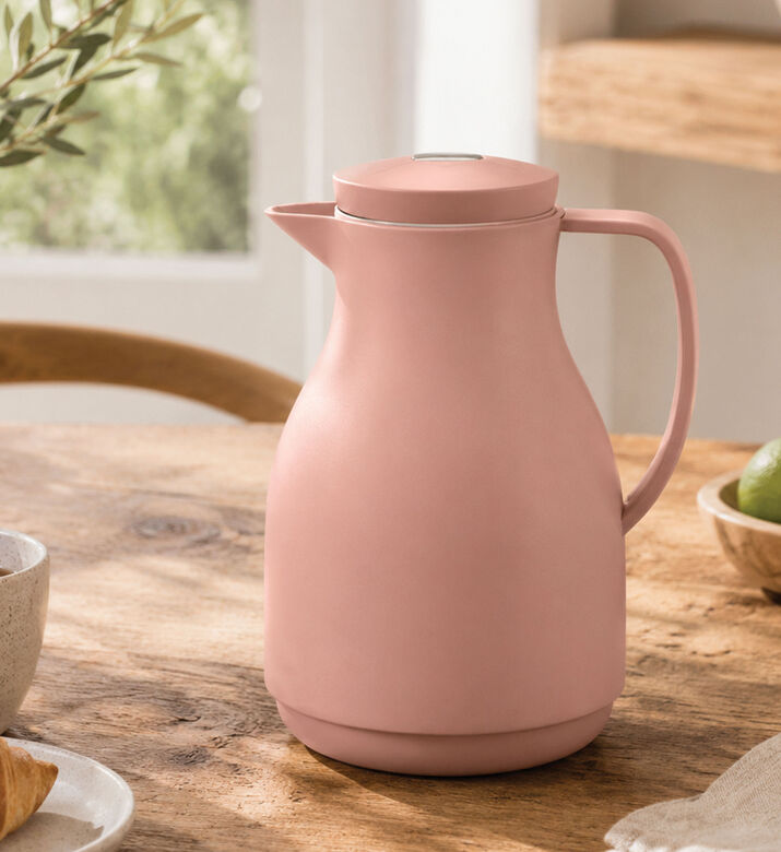 Excellent Houseware Plastic Vacuum Jug, Pink, Packshot View