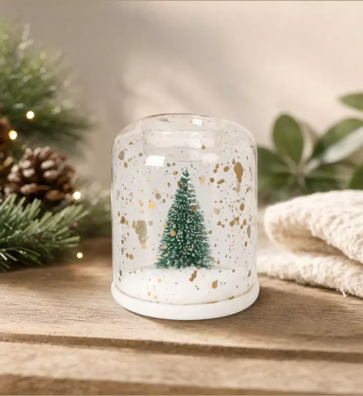 Home Deco and More Sequin Tealight Holder Bottle, Model View