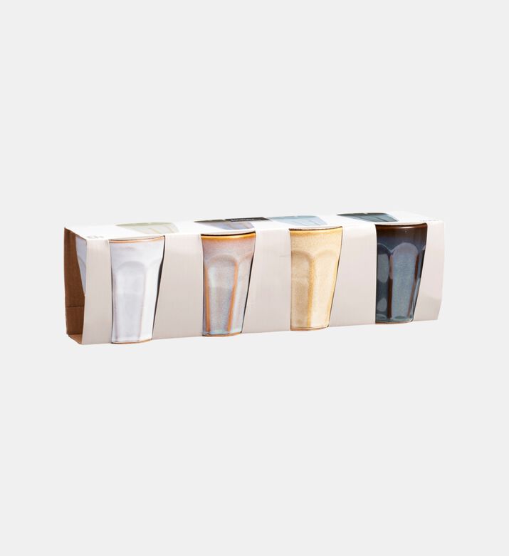 4-piece Stoneware Mug Set