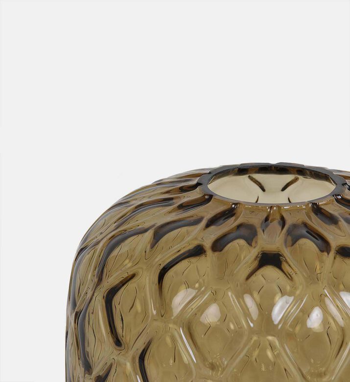 Light and Living Carino Glass Round Flower Vase, Packshot View