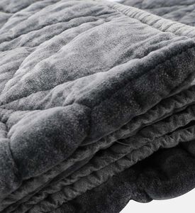Quilted Velvet Throw