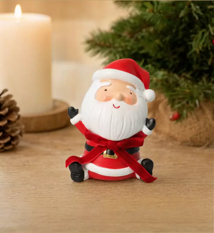 Home Deco and More Christmas Santa Claus Figurine, Model View