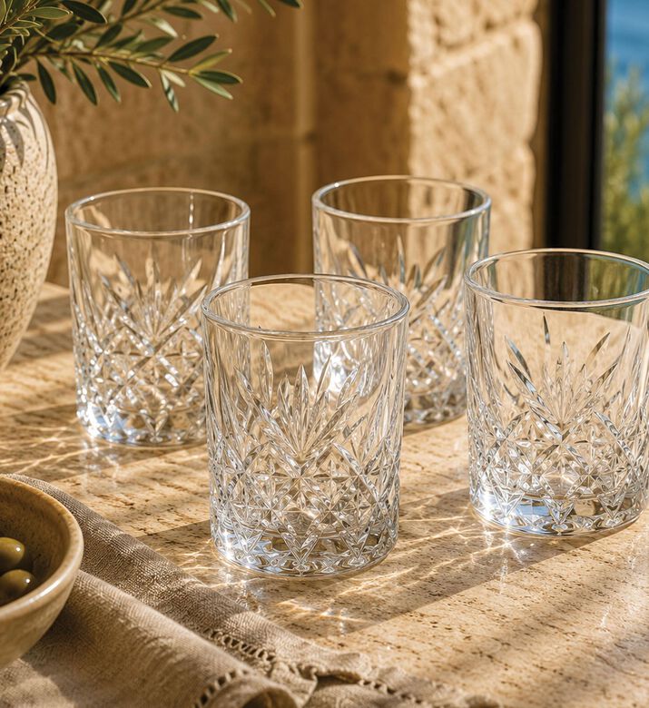 Salt and Pepper Winston Double Old Fashioned Glass, Packshot View