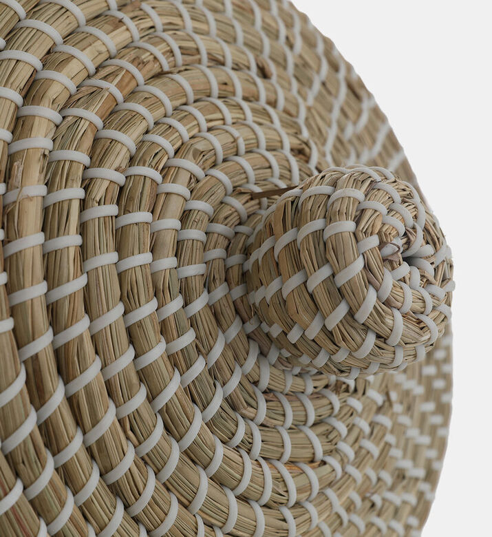 Seagrass Lidded Basket