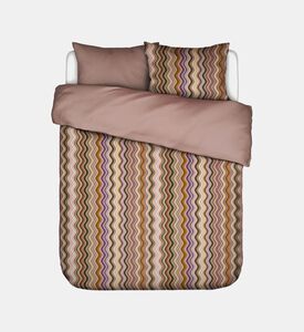 Essenza Sol Cotton Satin Duvet Cover, Pink, 240x220-cm, Packshot View