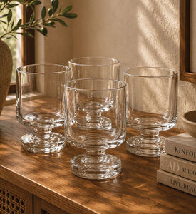 Home Deco and More Diva Stackable Clear Tumbler, Packshot View
