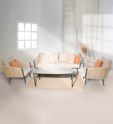 Madeira Table Rope Salon Set