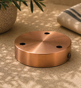 Girard Sudron Steel Ceiling Rose 3-outputs, Packshot View