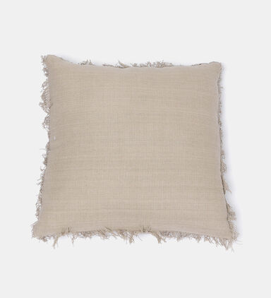 Ganesha Linen-cotton Blend Filled And Vaccumed Cushion