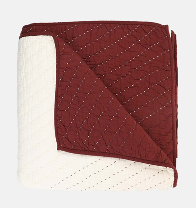 Piping Cotton Bed Cover