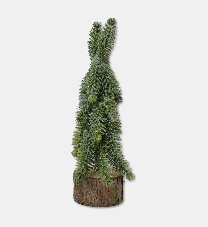 Kaemingk Assorted Mini Indoor Trees With Wooden Base, Packshot View