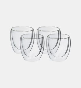 Double Wall Coffee Cup 4-piece Set