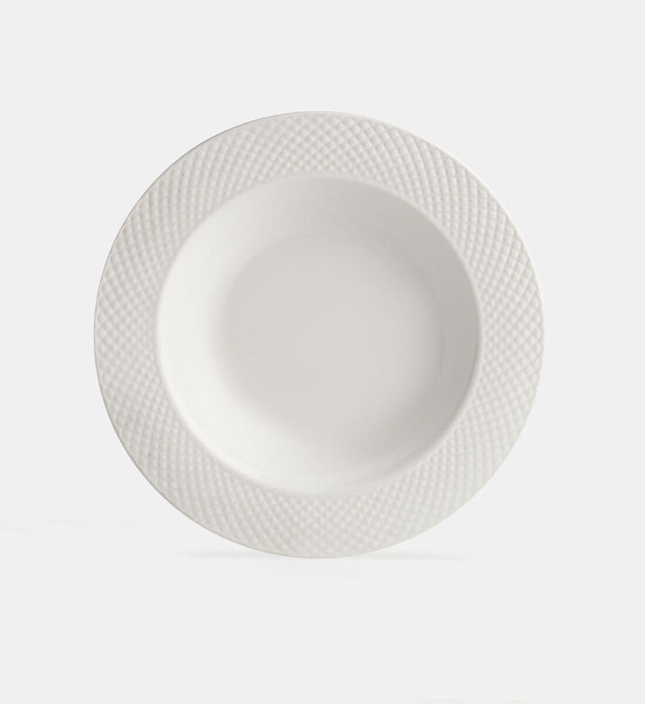 Home Deco and More Classic Porcelain Soup Plate, Packshot View