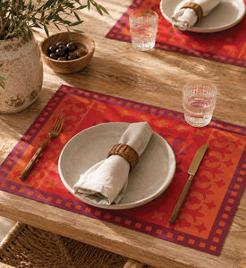 Images D'Orient Sejjadeh Square Placemat Zen, Packshot View