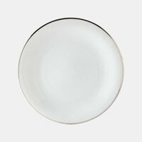 White Chic Soup Plate - 21 Cm