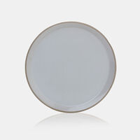 Round Stoneware Cake Plate