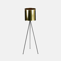 Metal Tripod Stand Gold Planter