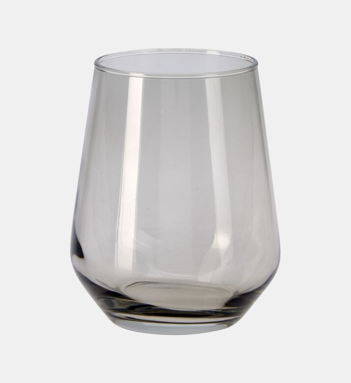 Home Deco and More Drinking Glass, Grey, Packshot View