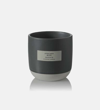 Wax Cylindrical Avocado Jar Scented Candle