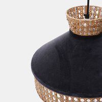 Velvet Cane Base Pendant Lamp