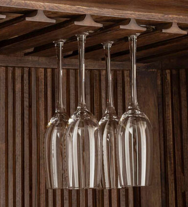 Reyi Wooden Bar Cabinet