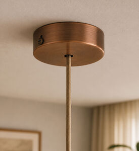 Girard Sudron Steel Ceiling Rose Single Output, Packshot View