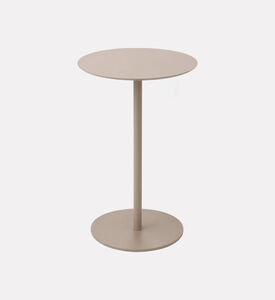 Home Deco and More Sand Tone Round Side Table, Packshot View