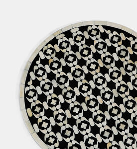 Home Deco and More Chess Iron Side Table, Packshot View