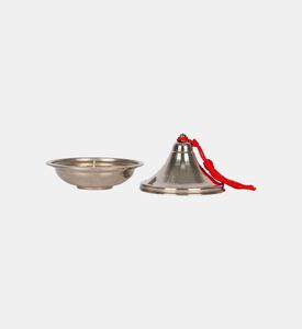Nour Bougie Ourika Nickel Candle, Gold, 8.5-cm, Packshot View