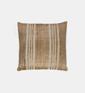 Home and Styling Stromp Jute Filled And Vaccumed Cushion, Beige, Packshot View