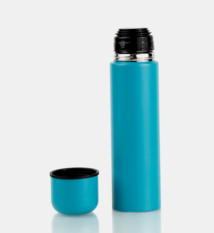 Excellent Houseware Double-walled Bullet Flask, Dark-blue, Packshot View