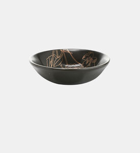 Essenza Masterpiece Porcelain Floral Bowl, Dark-green, 9.5-cm, Packshot View