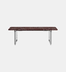 Home Deco and More Metal Chrome Base Dining Table, Packshot View