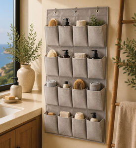 Interdesign Aldo Linen Over Door Shoe Organizer, Packshot View