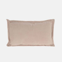 Corduroy Rectangular Plain Filled And Vaccumed Cushion