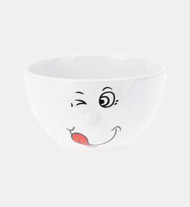 Stoneware Smiling Face Bowl