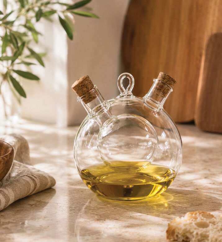 Home Deco and More Glass Ball-shape Bottle, Packshot View