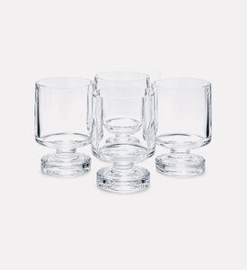 Home Deco and More Diva Stackable Clear Tumbler, Packshot View