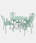Bistro Dining Table With 4 Chairs Green