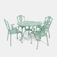 Bistro Dining Table With 4 Chairs Green