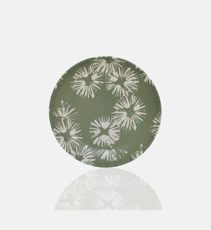 Melamine Print Dessert Flat Plate