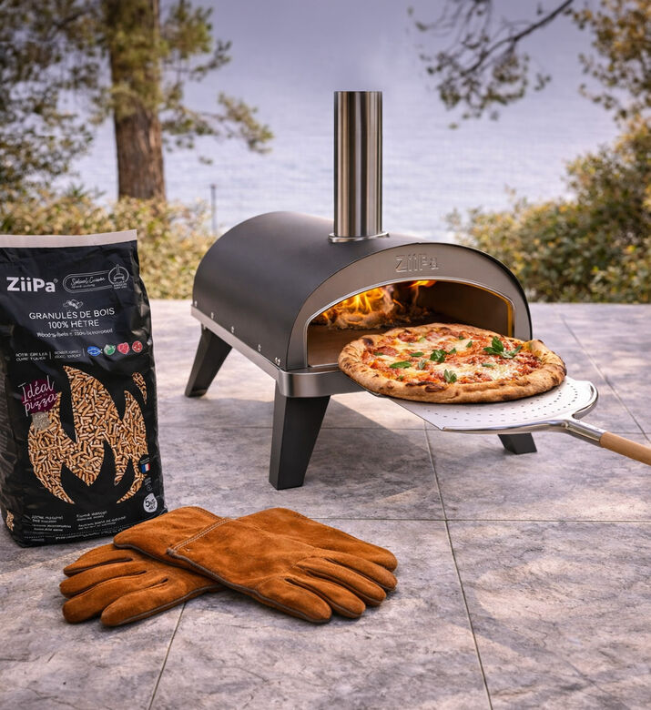 Ziipa Pizza Essentials Bundle Black, Packshot View