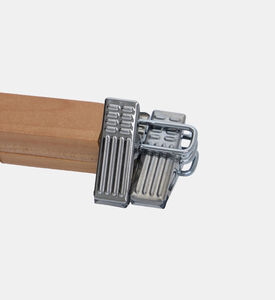 Home Deco and More Wooden Skirt Hangers 3-piece Set, Packshot View