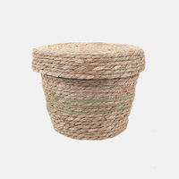 Rattan Wood Storage Basket
