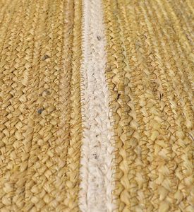 Home Deco and More Toffy Jute Square Filled Cushion, Packshot View