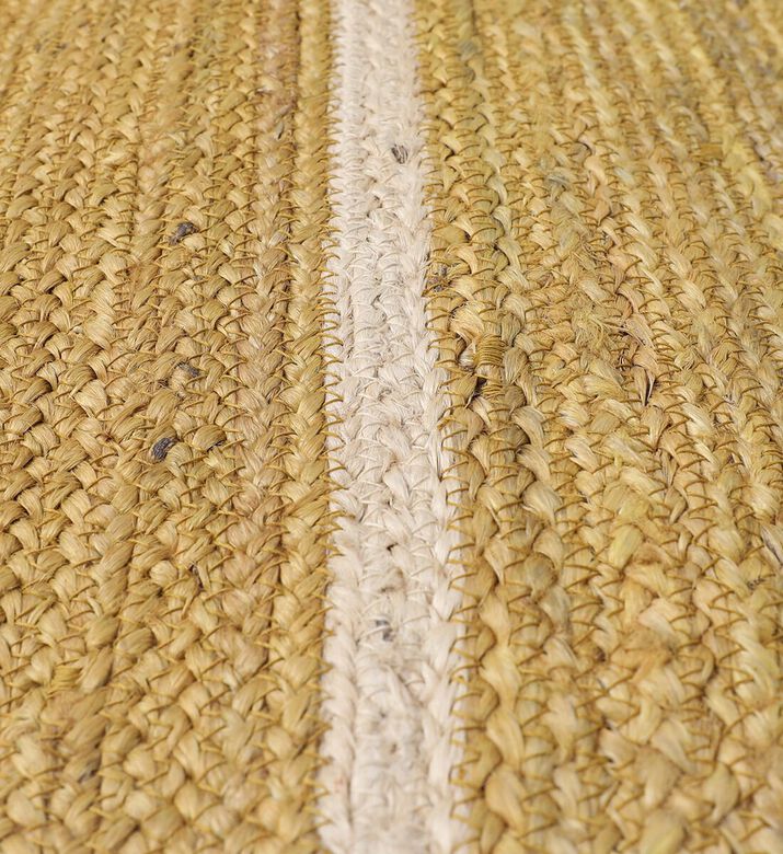 Home Deco and More Toffy Jute Square Filled Cushion, Packshot View