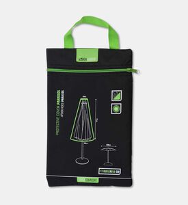 Pro Garden Fabric Middle Umbrella Cover, Black, 175x28x50-cm, Packshot View