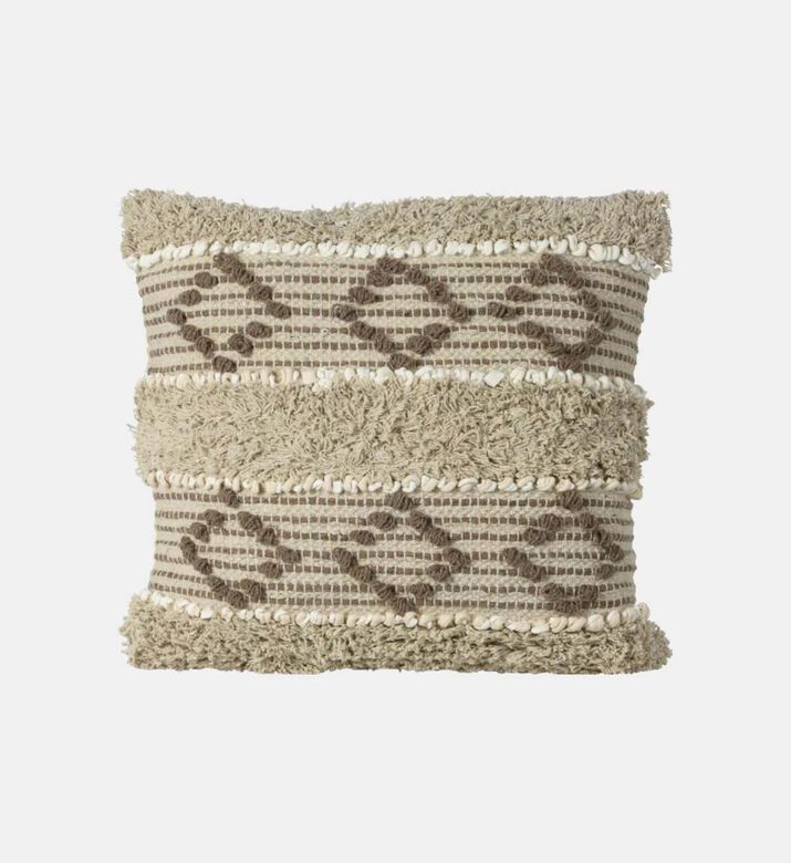 Home and Styling Cotton Boho Filled And Vaccumed Cushion, Packshot View